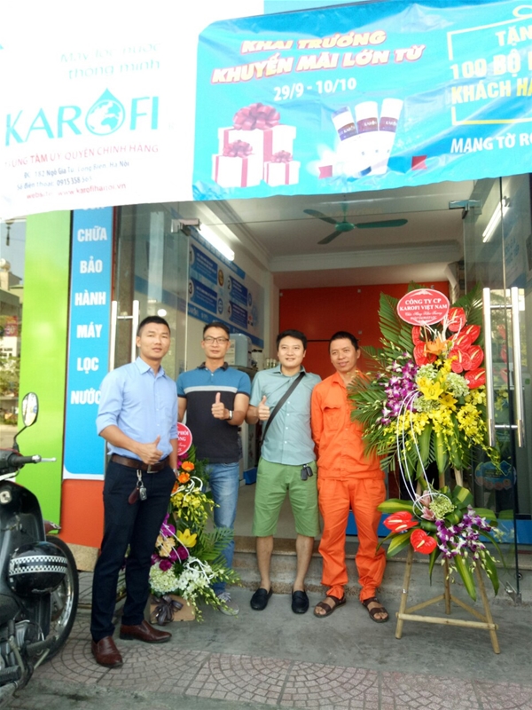 KAROFI VIỆT NAM TƯNG BỪNG KHAI TRƯƠNG KAROFI NGÔ GIA TỰ -  LONG BIÊN - HÀ NỘI 1